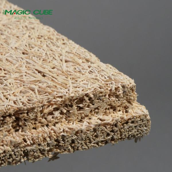 Soundproofing Wood Fiber Ceiling Panels For Industrial Commercial Spaces