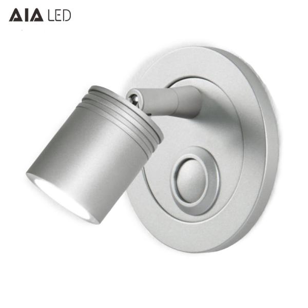 3W Wall Lamp For Living Room Bedside Hotel Modern Angle Adjustable Wall Decoration Wall Reading Light With Push Button