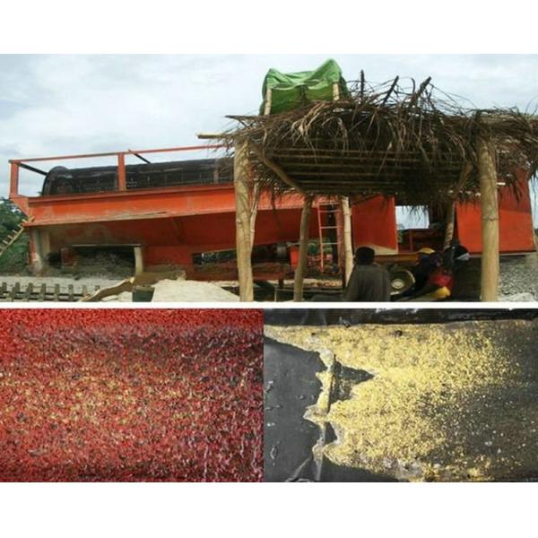 Sand Gold Separator Mining Trommel Screen Machinery with Feeding Size Less Than 300mm
