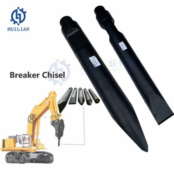 MSB MS35AT MS45AT Demolition Concrete Rock Hydraulic Crushing Hammer Chisels for Excavator Breaker Chisel