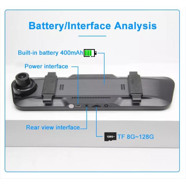 Корабль 30FPS 2.5D Touch Screen Stream Dash Cam WIFI GPS Wide Angle
