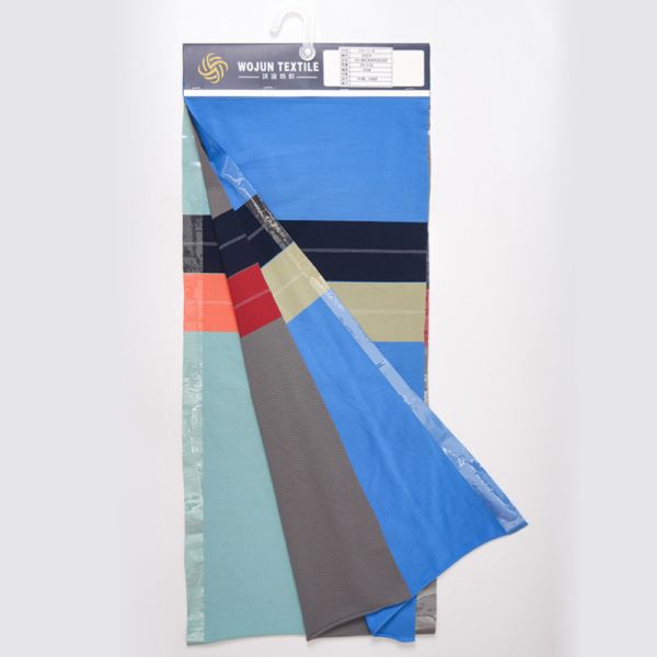 190cm Striped Cotton Pique Fabric: Yarn-Dyed Stretch for Modern Polos