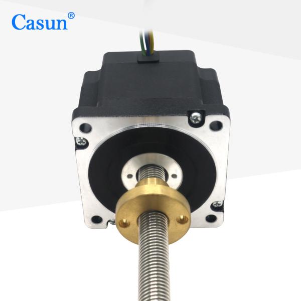 Nema 34 Hybrid Stepper Motor with Brake 24V DC 4.5N.m Big Tough CE RoHS Certificated from Casun Motor