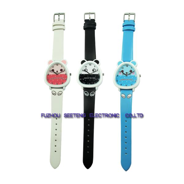multicolor PU carton watch lovely kid's watch