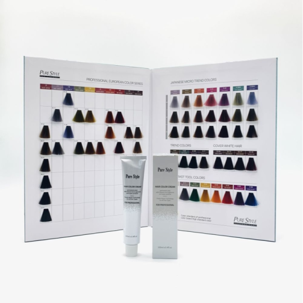 Manufacturer  47 Colors OEM Hair Color Chart Book Low MOQ Permanent Hair Color Low MOQ