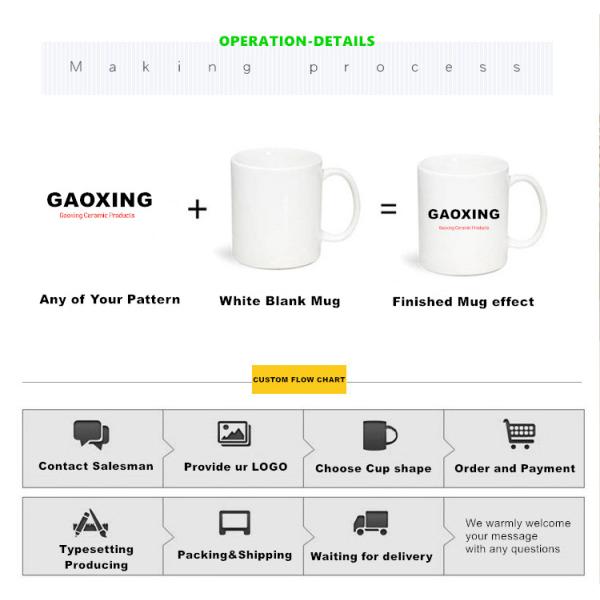 Подгонянные кружки подарка годовщины ЛОГОТИПА керамические для чая кофе