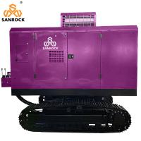 Compresor de aire de acero de rastreo máquina de minería tornillo de aire de compresión de aire diesel