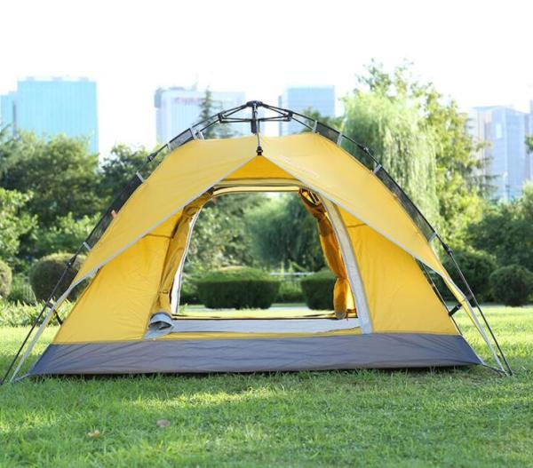 Popular 3 to 4 Person Waterproof Ventilation Pop Up Tent Instant Camping Tent Automatic Camping Tent with Pocket(HT6062)
