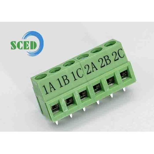 Easy Installation with 2-24 Poles Circuit board Screw Terminal Block and Stripping Length of 7-8mm