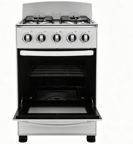 90CM Standing Gas Oven Stoves 5 Burner Oven With Tempered Glass OEM ODM Supplier