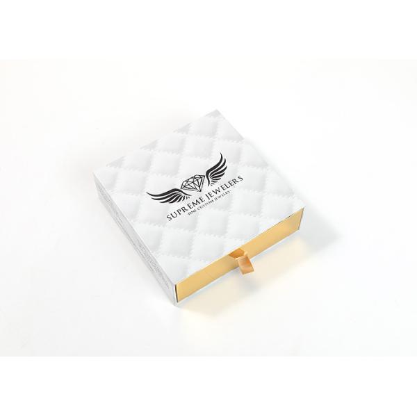 Luxury Cardboard Jewelry Packaging Box , Offest Printing Jewelry Drawer Box