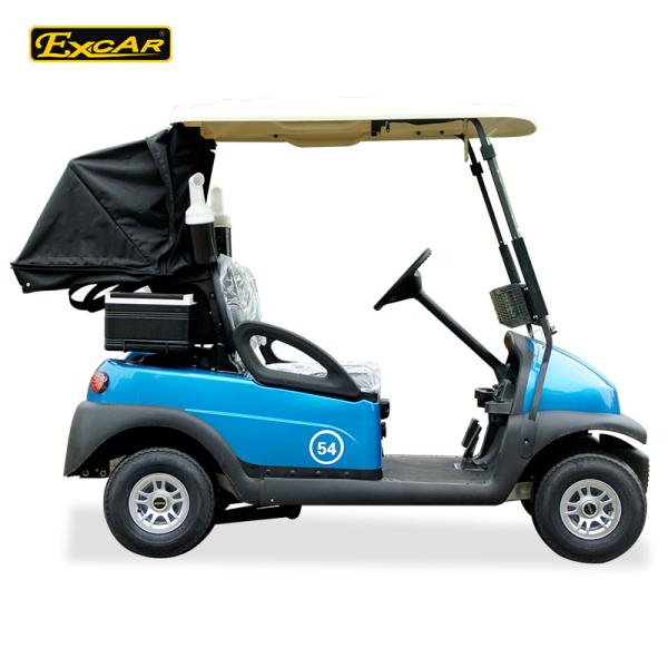 2 тележки гольфа технологии тарельчатого тормоза Сеатер электрических с Багес & крышкой автомобиля