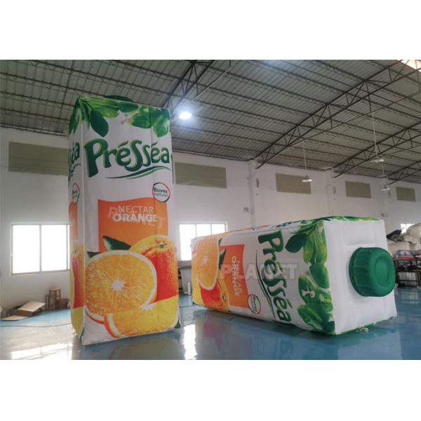Модель мультфильма бутылки квадратного размера формы изготовленного на заказ раздувная выпивая