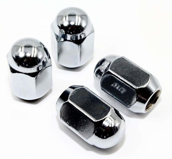 Chrome Dome Top Alloy Wheel Bolts Locking Lug Bolts 1.40 Overall Length