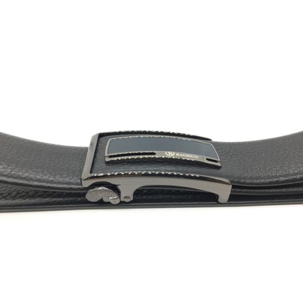 Full Grain Leather Ratchet Men's Automatic Buckle Belt