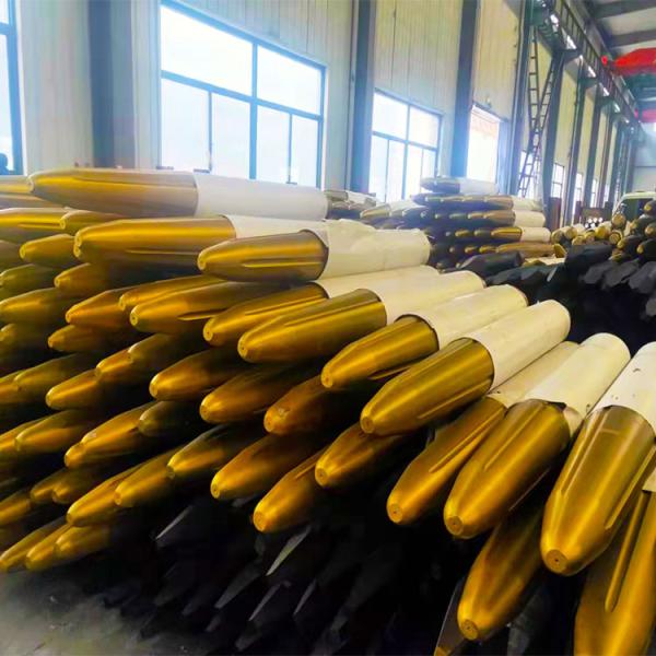 195mm Hydraulic Breaker Chisels Moil Point 42CRMO Excavator Concrete Breaker Drill Rod