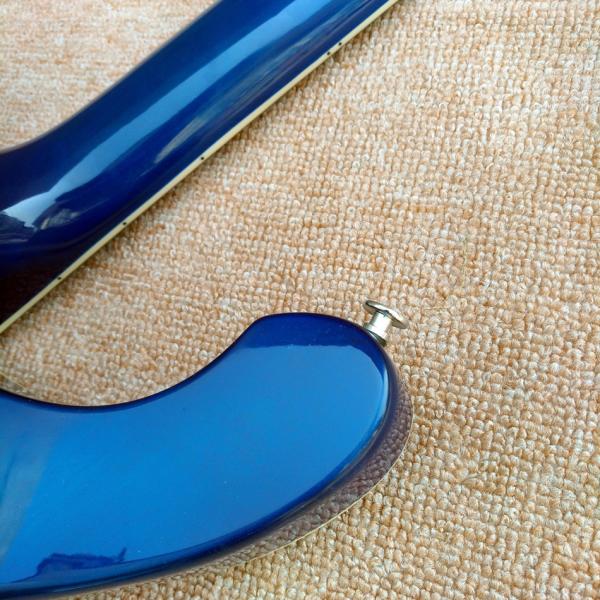 2017 Best Bass Top quality Rick 4003 model Ricken 4 strings Electric Bass guitar in blue color, Chrome hardware, Free sh
