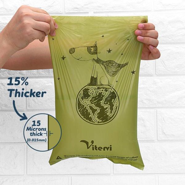 Environmentally Friendly Biodegradable Animal Waste Bags For Dog Waste Handling