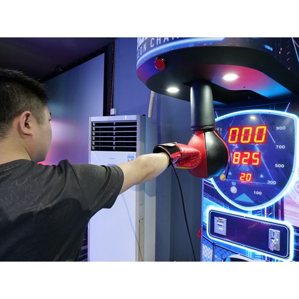 Cyber-BOXER Arcade Punching Machine Commercial Coin-Operated Boxing Force Simulator Punch Boxing Arcade Machine Boxing Arcade Game for Bars & FECs