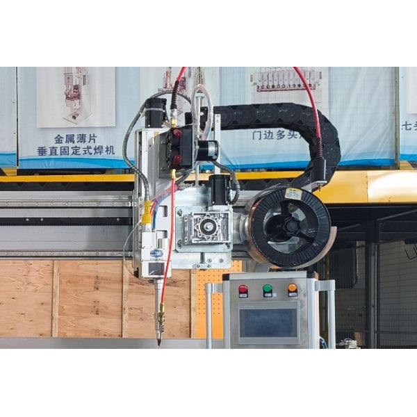 Longitudinal Pipe Stainless Steel And Aluminum Tube Laser Welding Machine Automatic