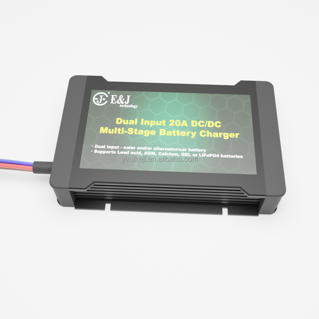 Dual Input 20A 30A 40A 50A 60A DC To DC Multi Stage Battery Charger With MPPT