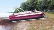 Hot dip galvanized boat trailer double axles boat trailer hydraulic boat trailer for sale