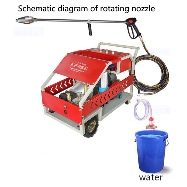 Уборщик портативного высокого давления водоструйный 500 Адвокатур для конкретной смешивая станции