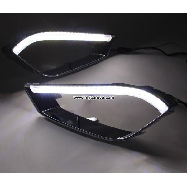 Chery Tiggo 2014 DRL LED Daytime driving Lights turn signal steering