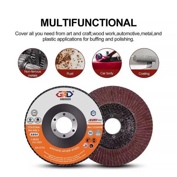 Flap Price 125*22.2mm Flap Disc Wheels 4 Inch Metal Abrasive Disc Grind Tools Flap