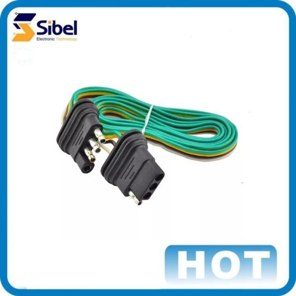OEM 4-Pin Plug 18 AWG Flat Wire Connector wiring harness for trailer lights