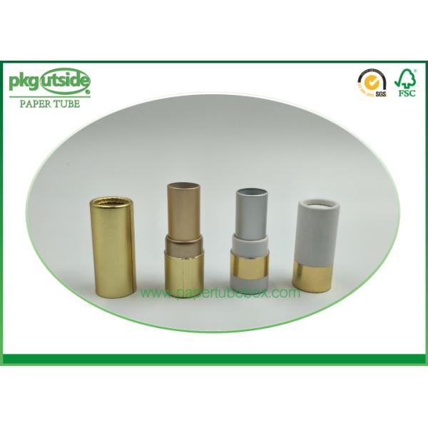 Lip Stick Packaging Cylinder Cardboard Box , Card Tube Packaging  Eco - Friendly