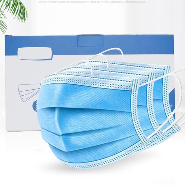 Skin Friendly Disposable Non Woven Face Mask Soft Medical Respirator Mask