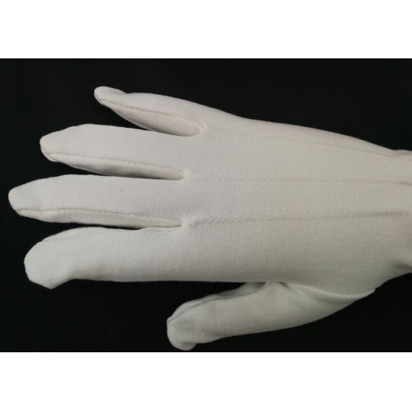 Перчатки платья эргономического дизайна военные белые, проходят парадом церемониальная пряжа 21с хлопок перчатки