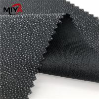 L'eau 100% de polyester Jet Woven Fusible Interlining Shrink résistante
