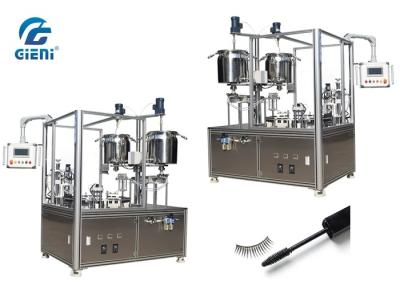 Máquina de enchimento semi automática da escova do rímel com dois Nozzels