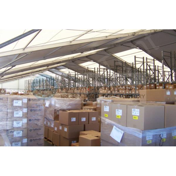 Large Scale DIN 4102 B1 Aluminium Warehouse Tent Weatherproof