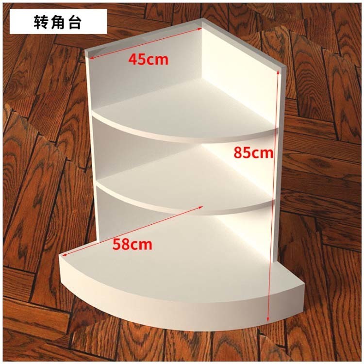 Retail Shops Metal Cashier Counter Table with Wire Promotion Rack and Suggested Picture