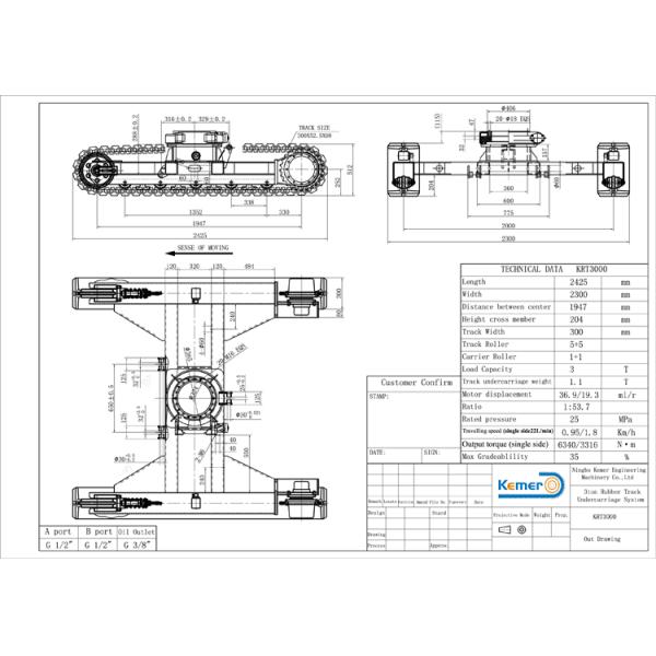 2020 Directly Supplied Customized Rubber Crawler Track with OEM Availability