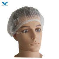 Capuchón desechable PP 16GSM 18 pulgadas Blanco sin esterilizar