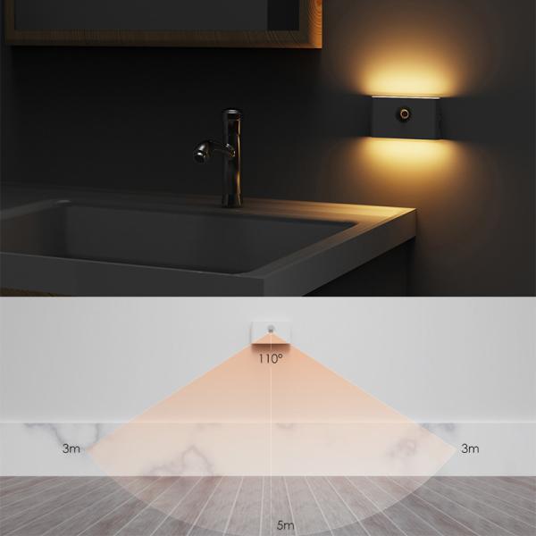2700K 0.2W Intelligent Led Induction Light 5V Wireless Led Night Lights