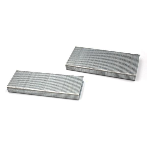 Aço 16 Gauge Staple 7/16 Crown 38mm 1-1/2 N38 para sofá de móveis ISO Standard