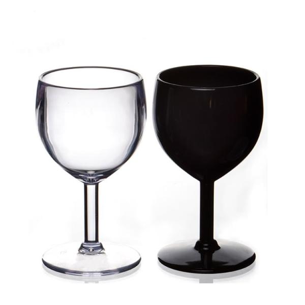Recyclable Reusable Plastic Wine Glasses Cocktail Champagne Goblet For Bar Party