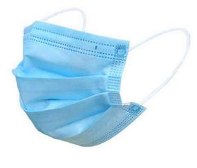 Food Process Disposable Dust Masks 3 Ply With ISO13485 / ISO9001 Approved