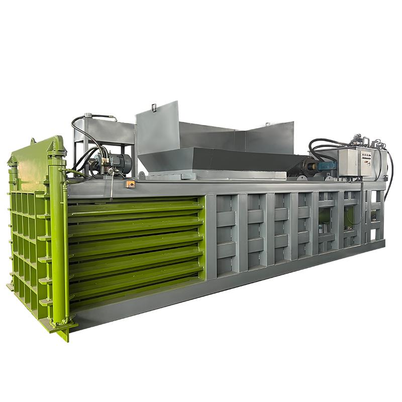 Scrap Vertical Paper Baler With PLC Control Energy Saving 10t/H-15t/H Capacity