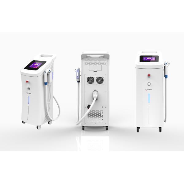 Vertical IPL Hair Removal Machine , 360 Magneto - Optic Skin Rejuvenation Device