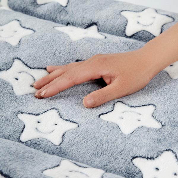 Sleep Mat Small Fleece Dog Blanket Print Pattern Polyester Cat Pet Bed Cover