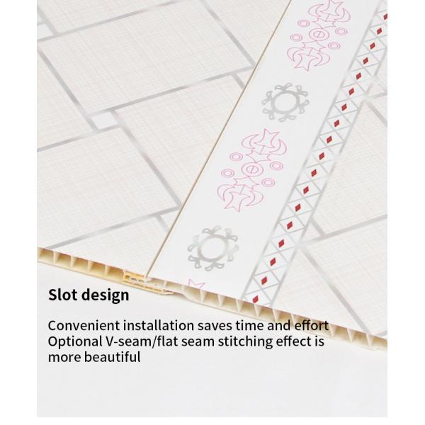 PVC 30cm Wide Suspended Ceiling Long Plastic Buckle Plate