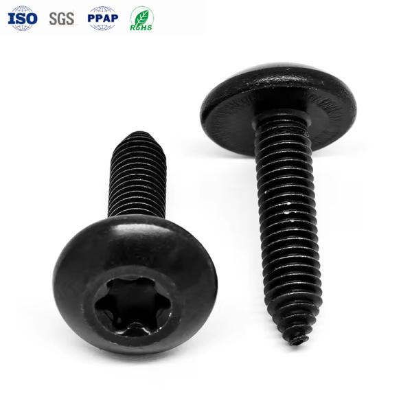 C1022A tornillos de acero al carbono galvanizados, cerrolas con zinc negro, sujetadores para automóviles OEM