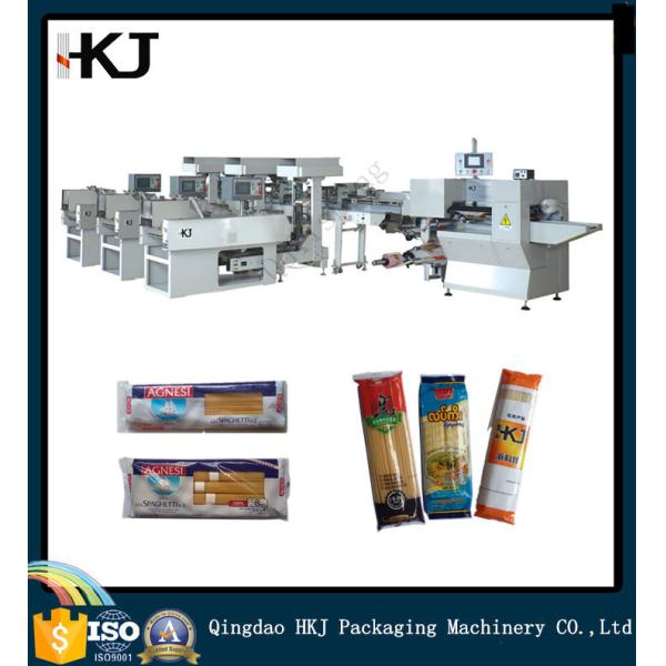 Automatic stick noodle packaging machine with 3 weighers