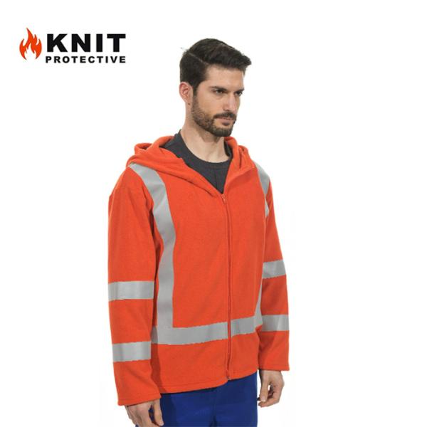 Hola la sudadera con capucha 350gsm del paño grueso y suave del franco de la fuerza envuelve de largo las camisas reflexivas del trabajo